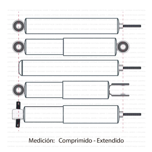 Amortiguador trasero para suzuki swift 2004 2016 1.3/1.4/1.5/1.6 - Amortiguador Trasero | ClickRepuestos
